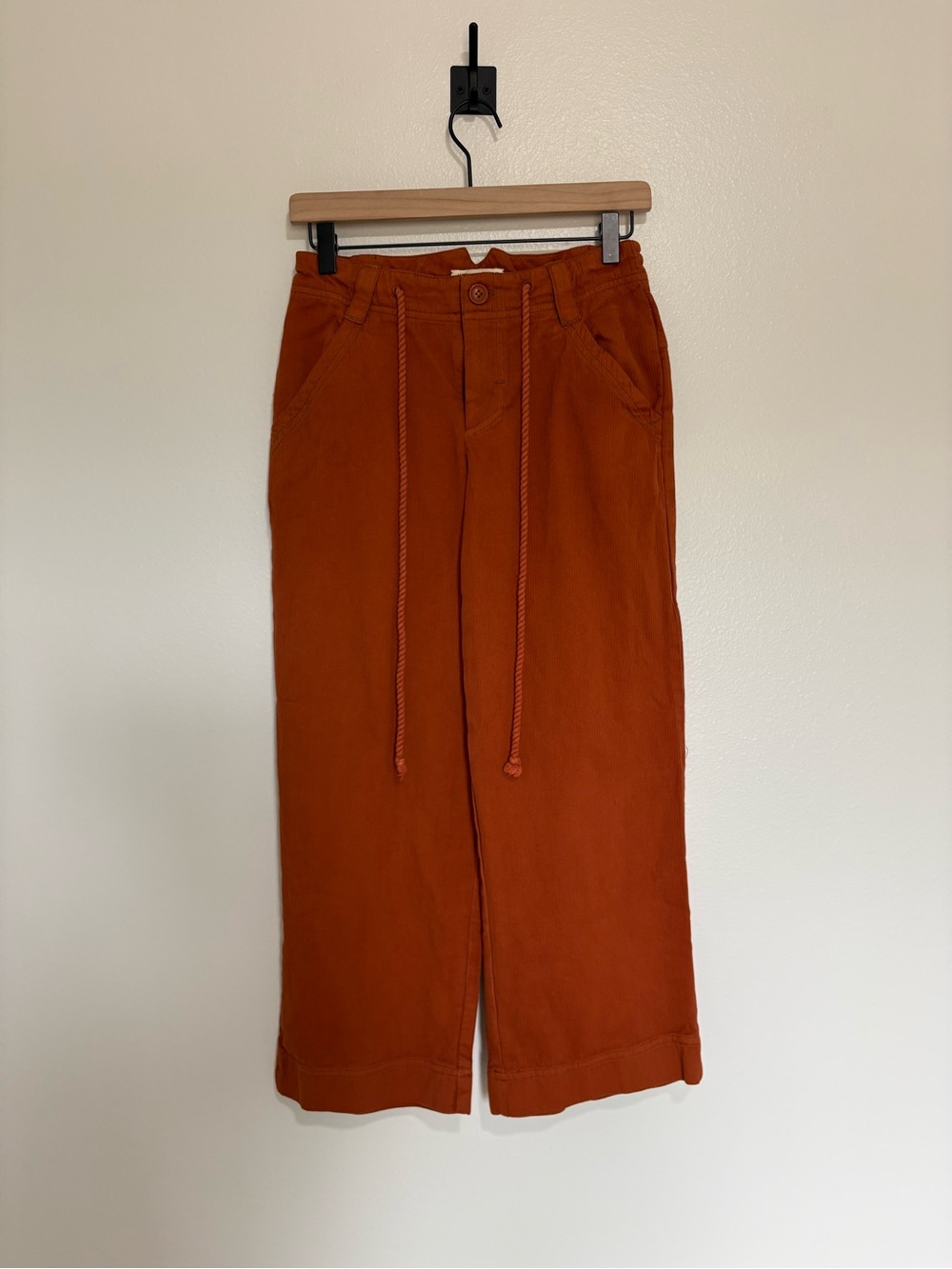 Free People We the Free Bodey Boyfriend Slouchy Corduroy Trouser Pant 0 - Picture 3 of 10